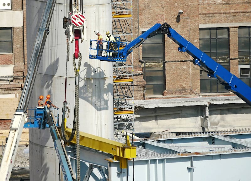 Ponte di Genova, sorgono le nuove pile 5 e 6 5