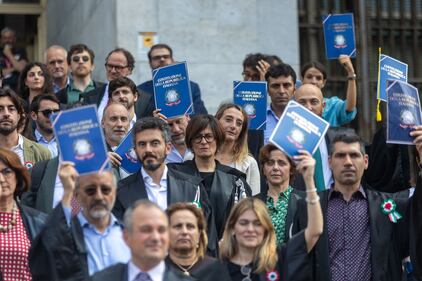 L'Anm protesta contro la riforma Nordio: sit-in al Palazzo di Giustizia di Milano 4