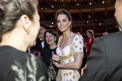 Il Principe William e Kate Middleton ai Bafta 2020, foto 3