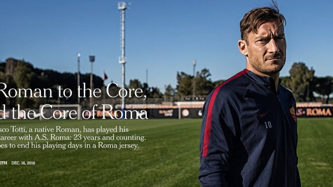L'omaggio del New York Times a Totti