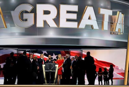 Grande festa per Trump a Cleveland 1