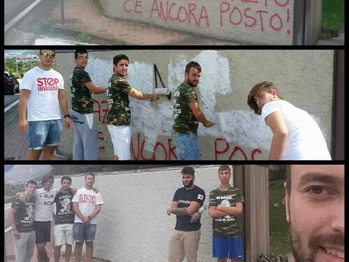 Scritta choc a Sondrio: "Salvini, a piazzale Loreto c'è ancora posto"
