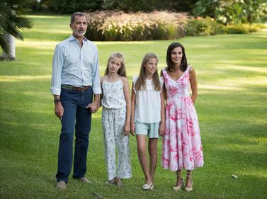 I reali di Spagna a Palma di Maiorca, consueto ritratto di famiglia 8