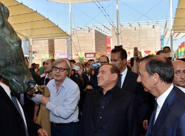 Expo, Berlusconi visita la mostra "I Tesori d'Italia" 3