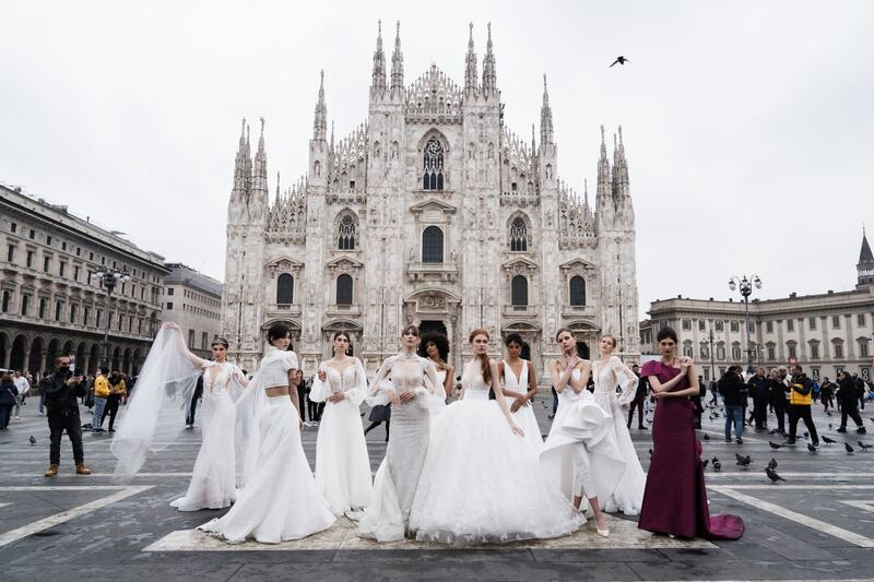 Si Sposa Italia modelle a Milano