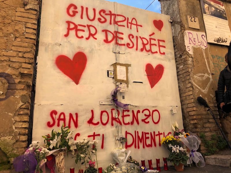 Matteo Salvini va dove hanno ucciso Desirée 4