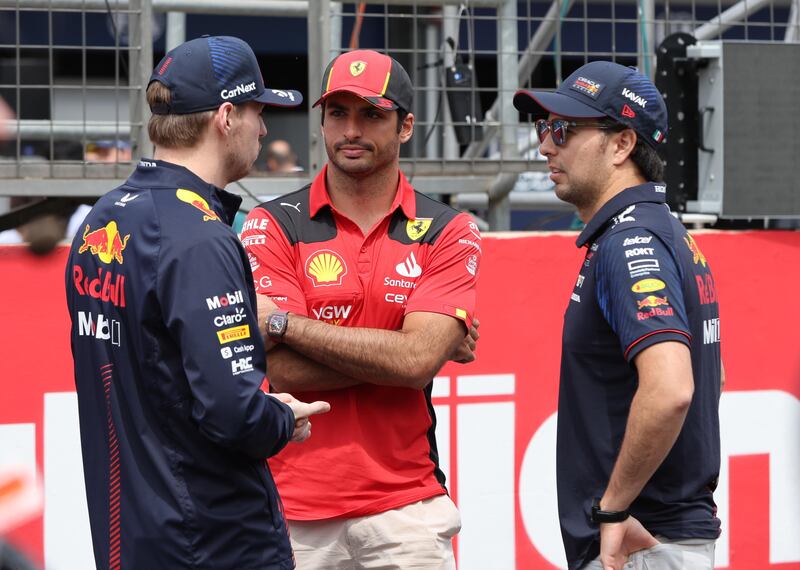 Verstappen Sainz Perez