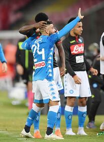 Il Napoli manda ko il Sassuolo: le immagini più belle della serata del San Paolo 2