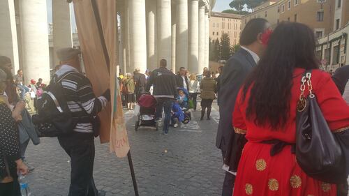 A Roma i pellegrini del popolo gitano incontrano Papa Francesco  3
