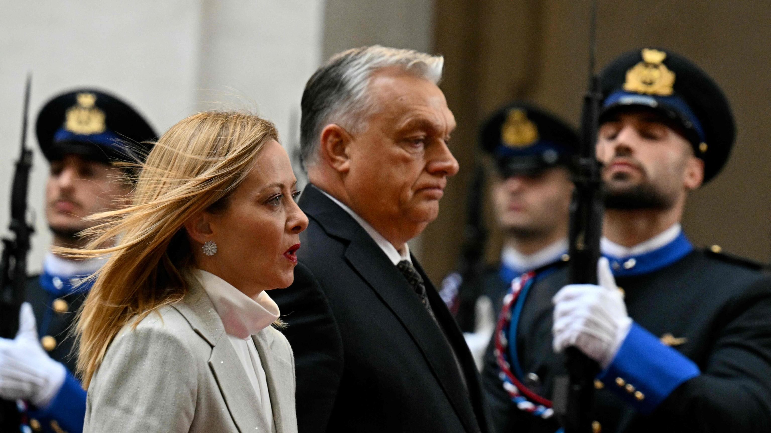Orbán in Italia critica l'Ue e Trump