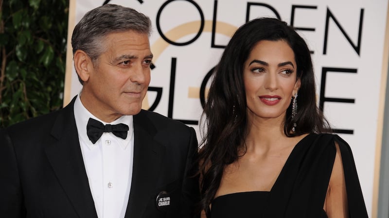 Amal e George Clooney ai Golden Globe 2