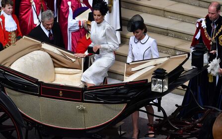 Kate Middleton alla parata per l'Ordine della Giarrettiera: foto 10