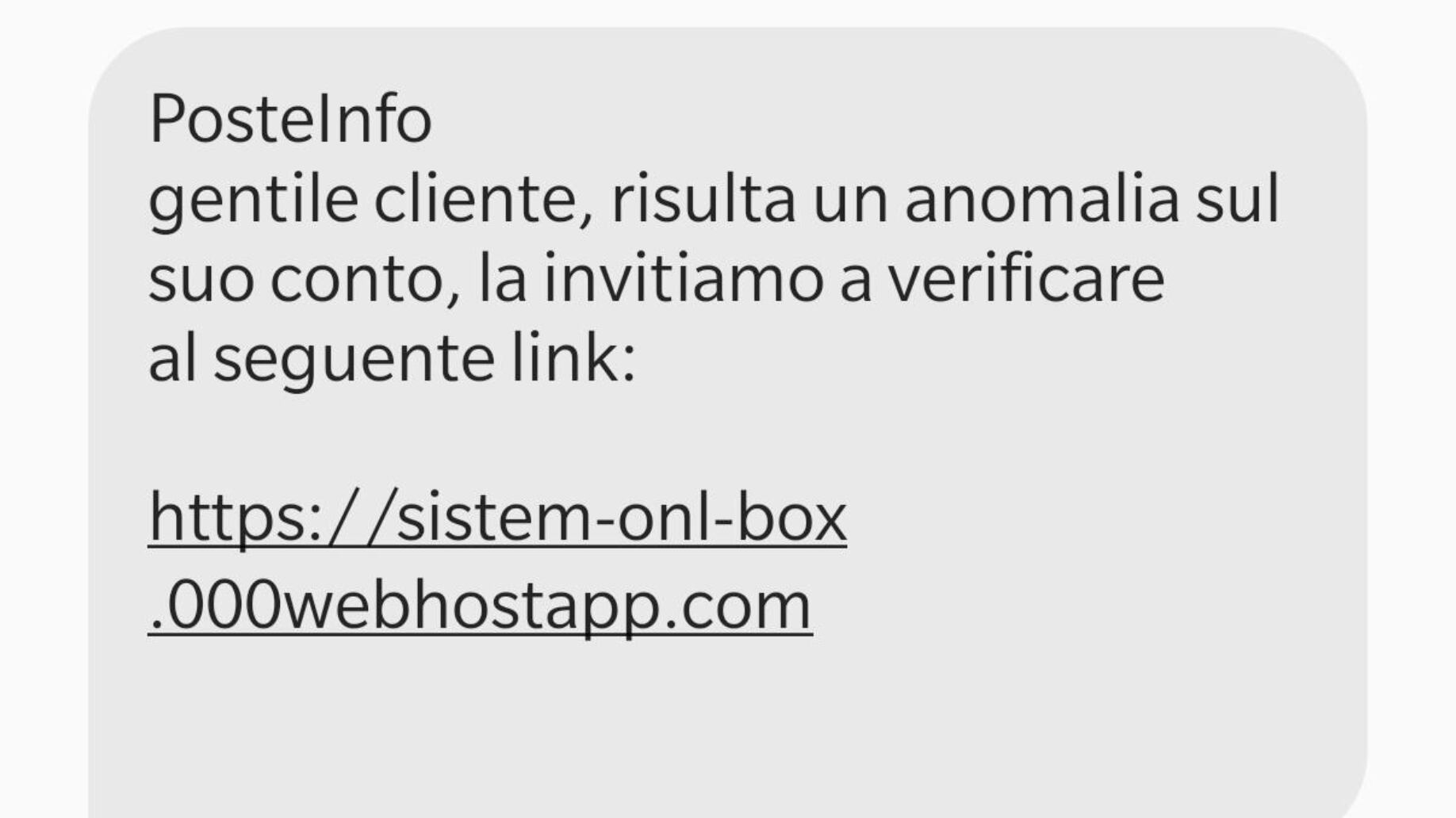 "Movimenti anomali sul conto corrente": occhio alla truffa sul finto messaggio delle Poste