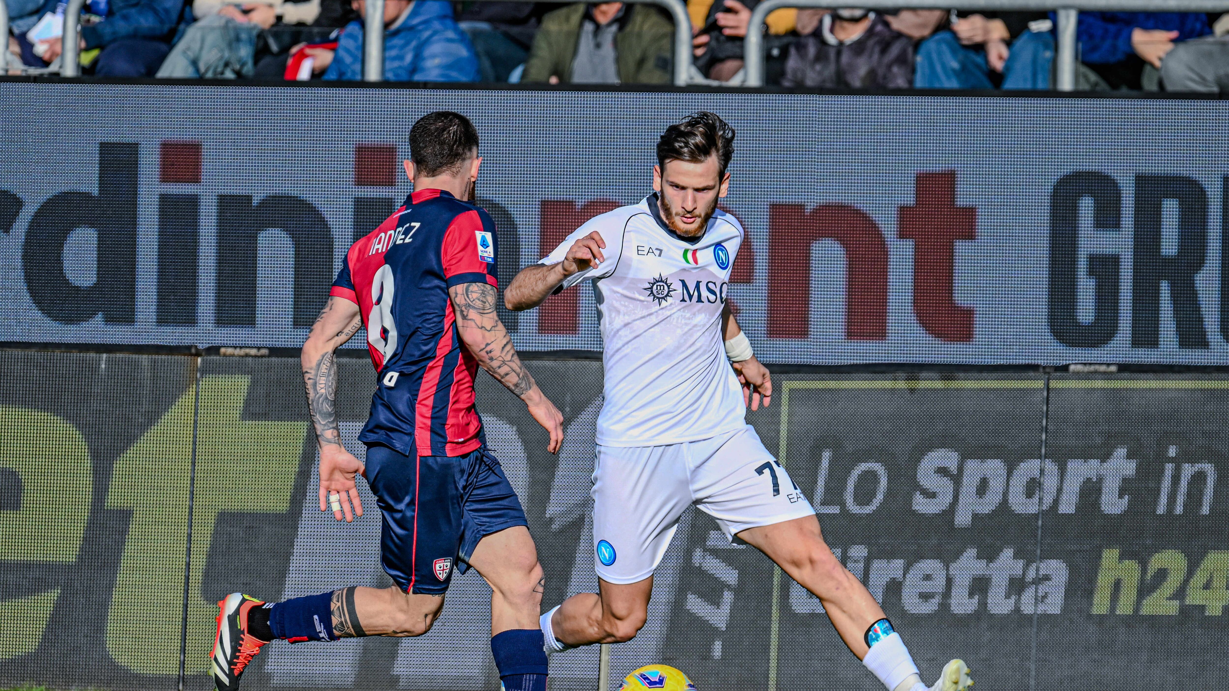 Il Cagliari riprende il Napoli nel recupero: Ranieri rovina l’esordio di Calzona