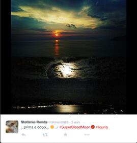 L'eclissi di superluna, foto e impressioni 12