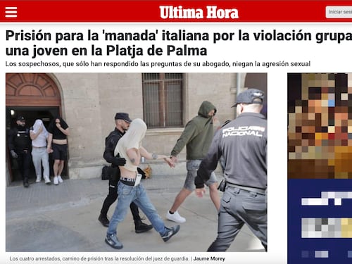La sigaretta, poi lo stupro di gruppo. Arrestati quattro turisti italiani a Maiorca