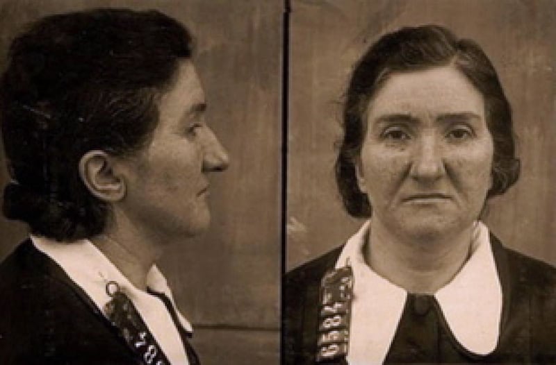 Foto segnaletiche di Leonarda Cianciulli