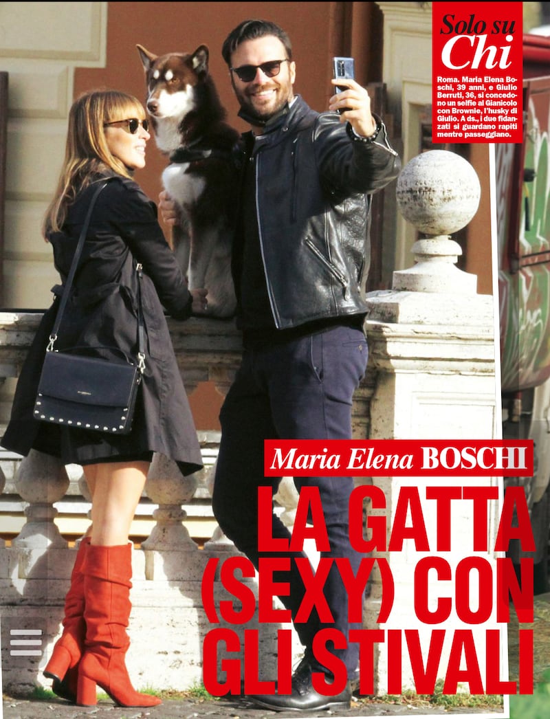 Giulio Berruti e Maria Elena Boschi