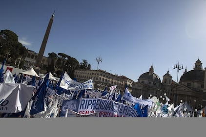 La manifestazione degli imprenditori a Roma 10
