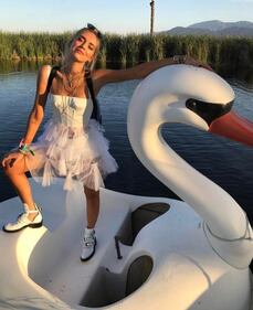 Il look sexy di Chiara Ferragni al Coachella Festival 11