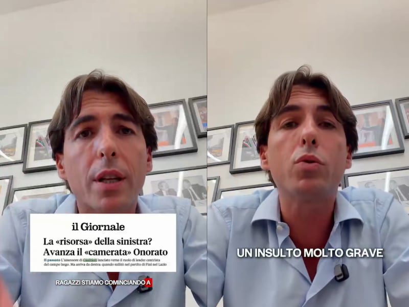Onorato frigna e minaccia querele: "Il Giornale mi diffama"
