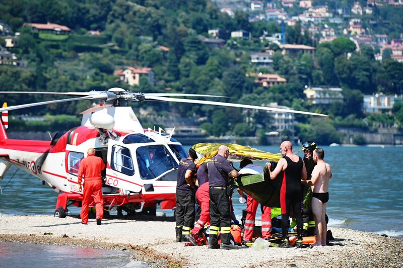 Lago di Como soccorso