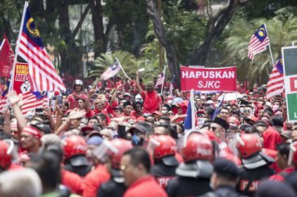 Le proteste e tensioni in Malesia 3