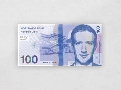 Il progetto: le banconote con i volti di Steve Jobs e Mark Zuckerberg