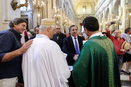 Palermo, musulmani in cattedrale per solidarietà 15