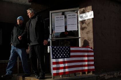 Il voto nelle zone colpite da Sandy 4