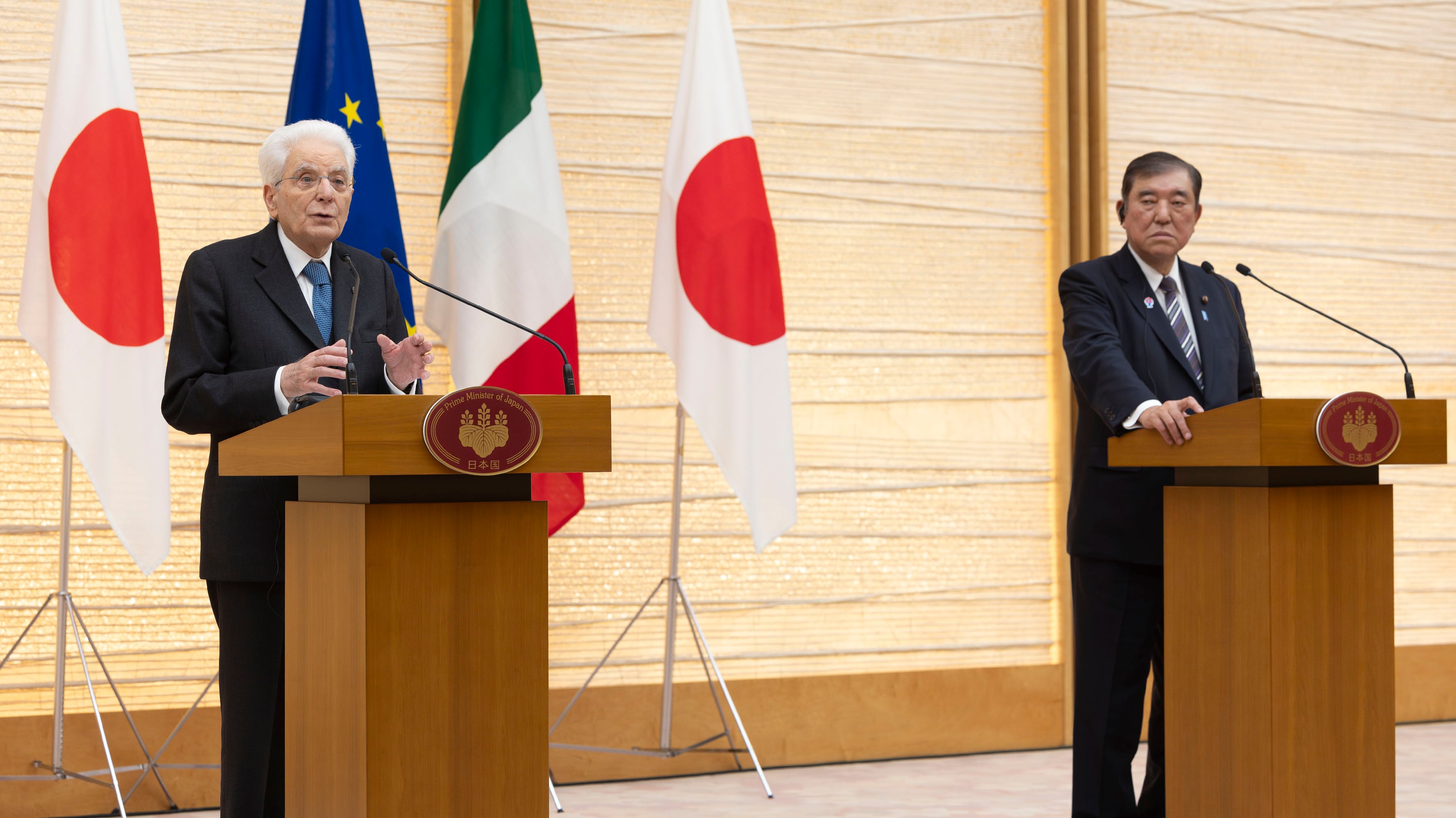 Mattarella in Giappone: "Apertura dei mercati un valore da mantenere". Poi l'auspicio sull'Ucraina