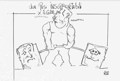 La vignetta del giorno: i pesi insopportabili del Colle 1