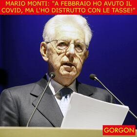 Ecco la satira del giorno. Così Mario Monti ha sconfitto il Covid 1