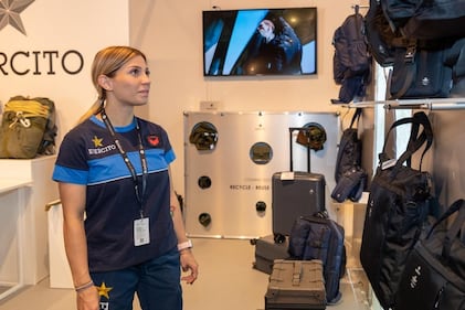 Gli stand dell'Esercito a Pitti Uomo 4