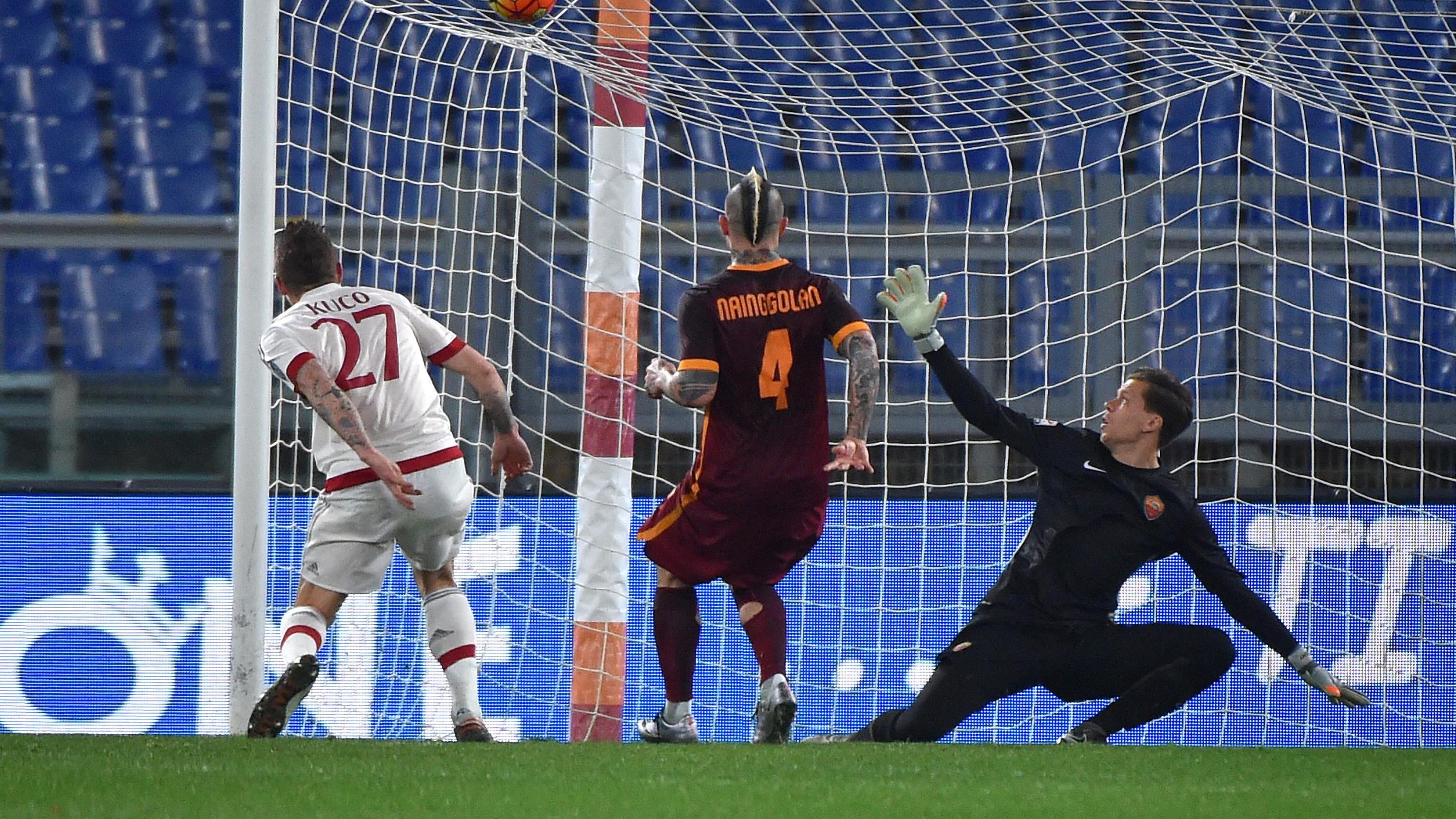 Kucka salva il Milan a Roma