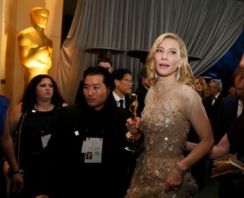 Cate Blanchett vince l'Oscar con "Blue Jasmine" di Woody Allen