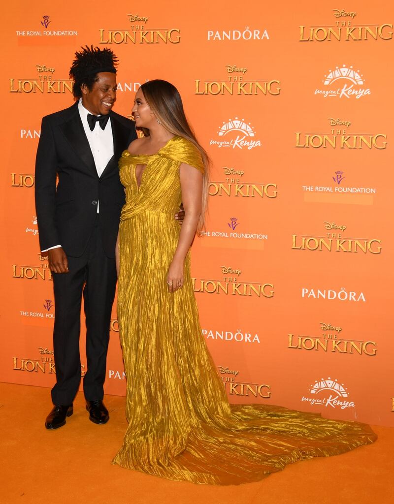 Beyoncé alla première de "Il Re Leone" foto 4