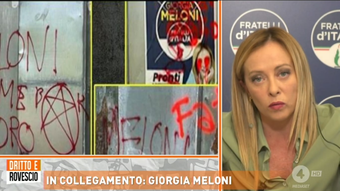"Solo insulti e toni violenti, sono estremisti". La Meloni asfalta la sinistra