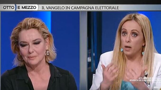 "Sai chi è tuo marito...?" Meloni contro Guerritore