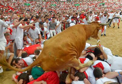Pamplona, la corsa dei tori per San Firmino 9