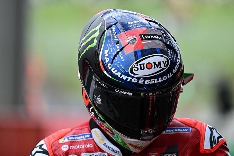 Casco Bagnaia Mugello MotoGP