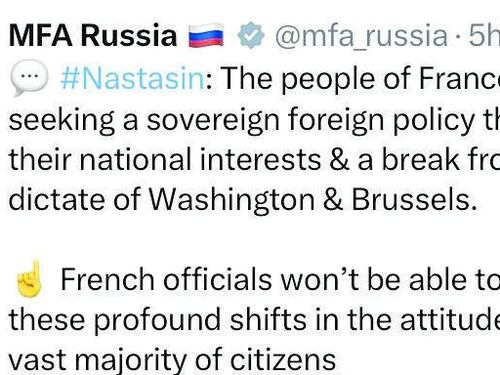 Parigi denuncia: "Ingerenze russe sul voto". E il ministero degli Esteri twitta per la destra