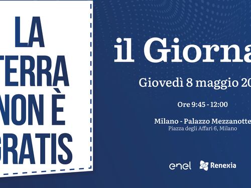 "La Terra non è gratis", il nuovo evento de il Giornale su energia e sviluppo