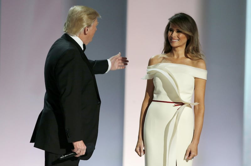Melania e Donald Trump, coppia presidenziale 2