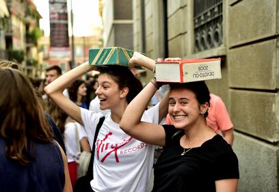 Gli studenti alla prima prova degli esami di Maturità 2019 4