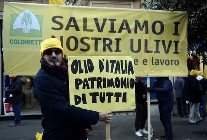 La protesta della Coldiretti davanti al ministero dell'Agricoltura 1