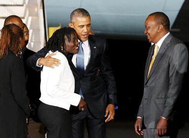 Obama in Kenya: incontra la sua sorellastra 6