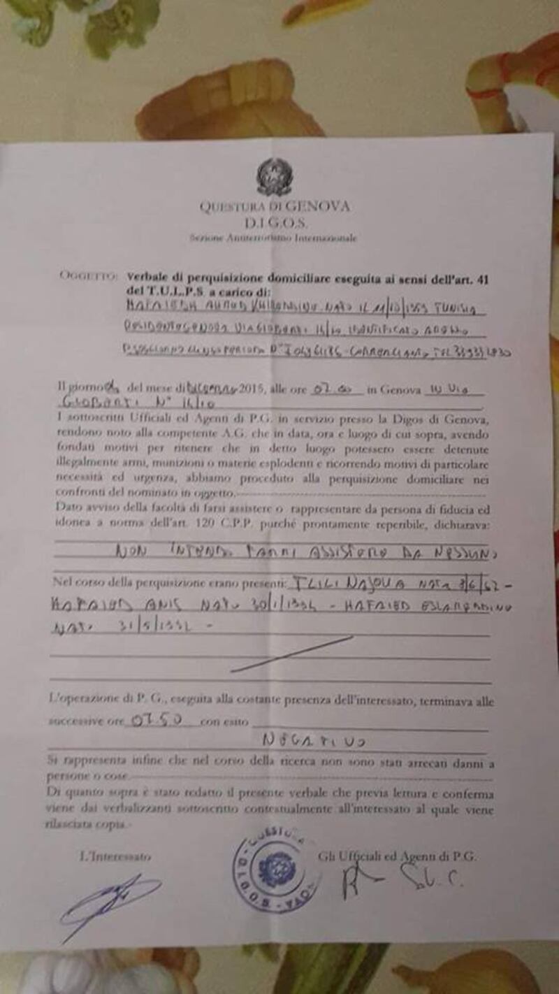 Gli screenshot che "inchiodano" Luca 17