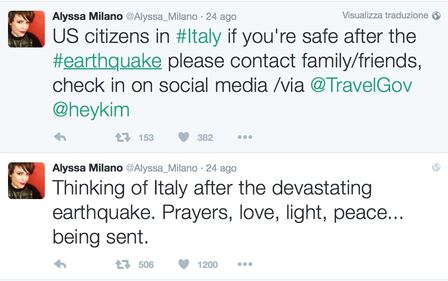 Terremoto, come hanno reagito le star internazionali 17