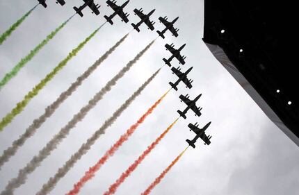 Le Frecce Tricolori inaugurano Expo 2015 10